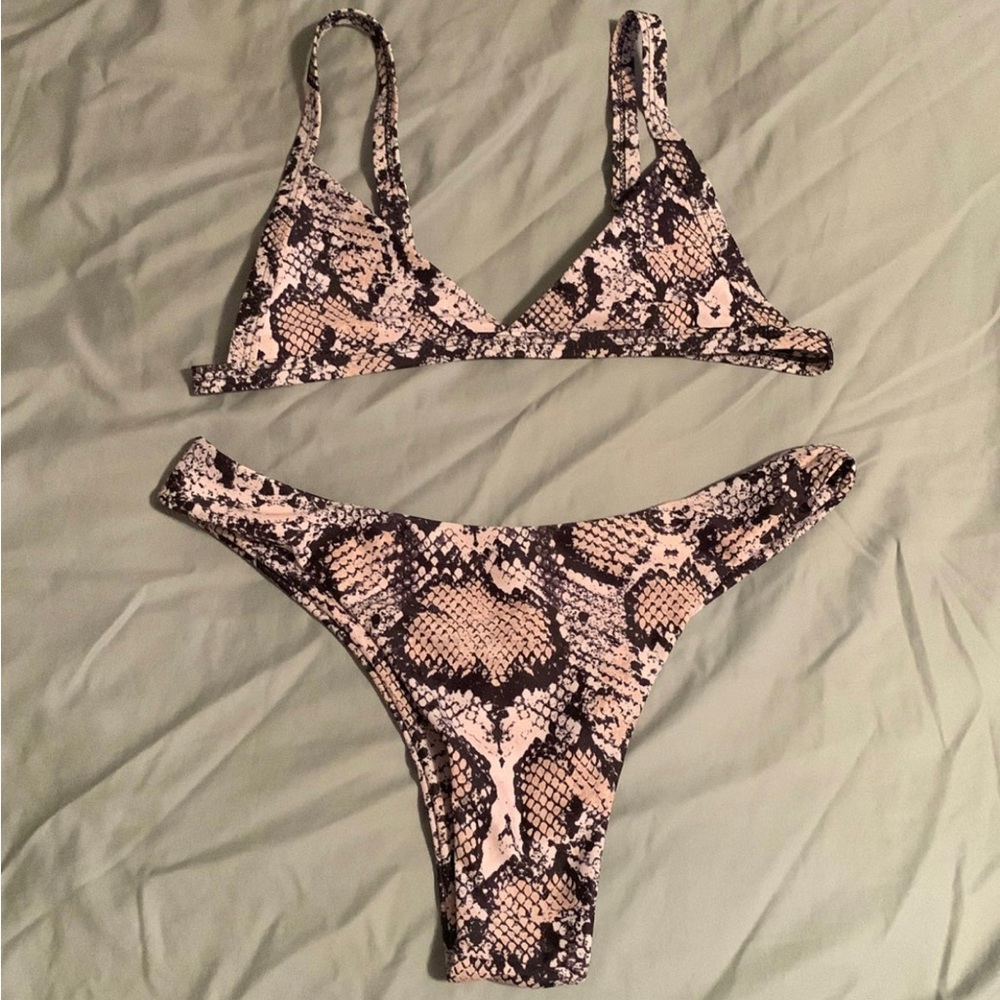 Large- Snakeskin Bikini